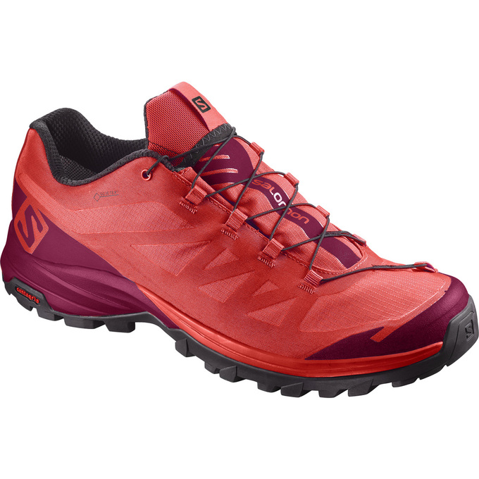 Zapatillas Trekking Salomon Mujer Naranjas / Burdeos - Salomon Argentina OUTPATH GTX® W ,253416-UBS